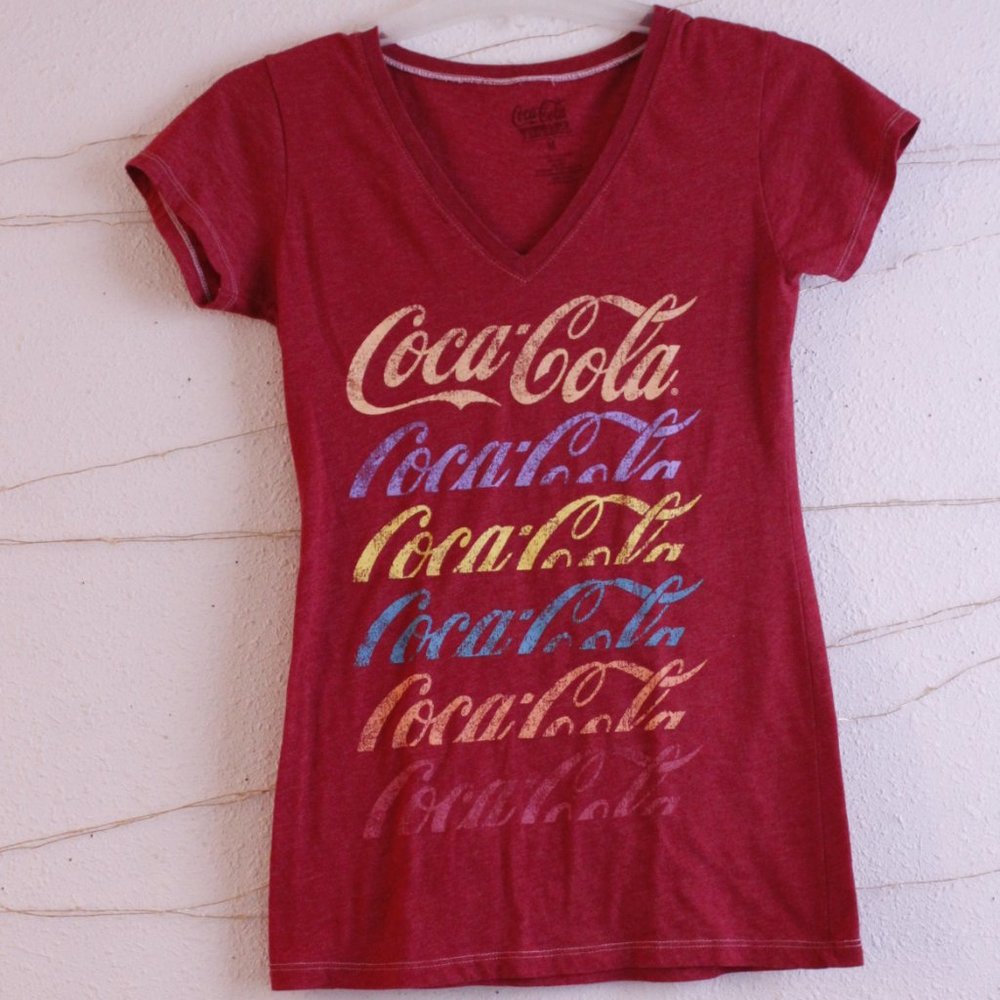 Women's Coca Cola Graphic Tee size M